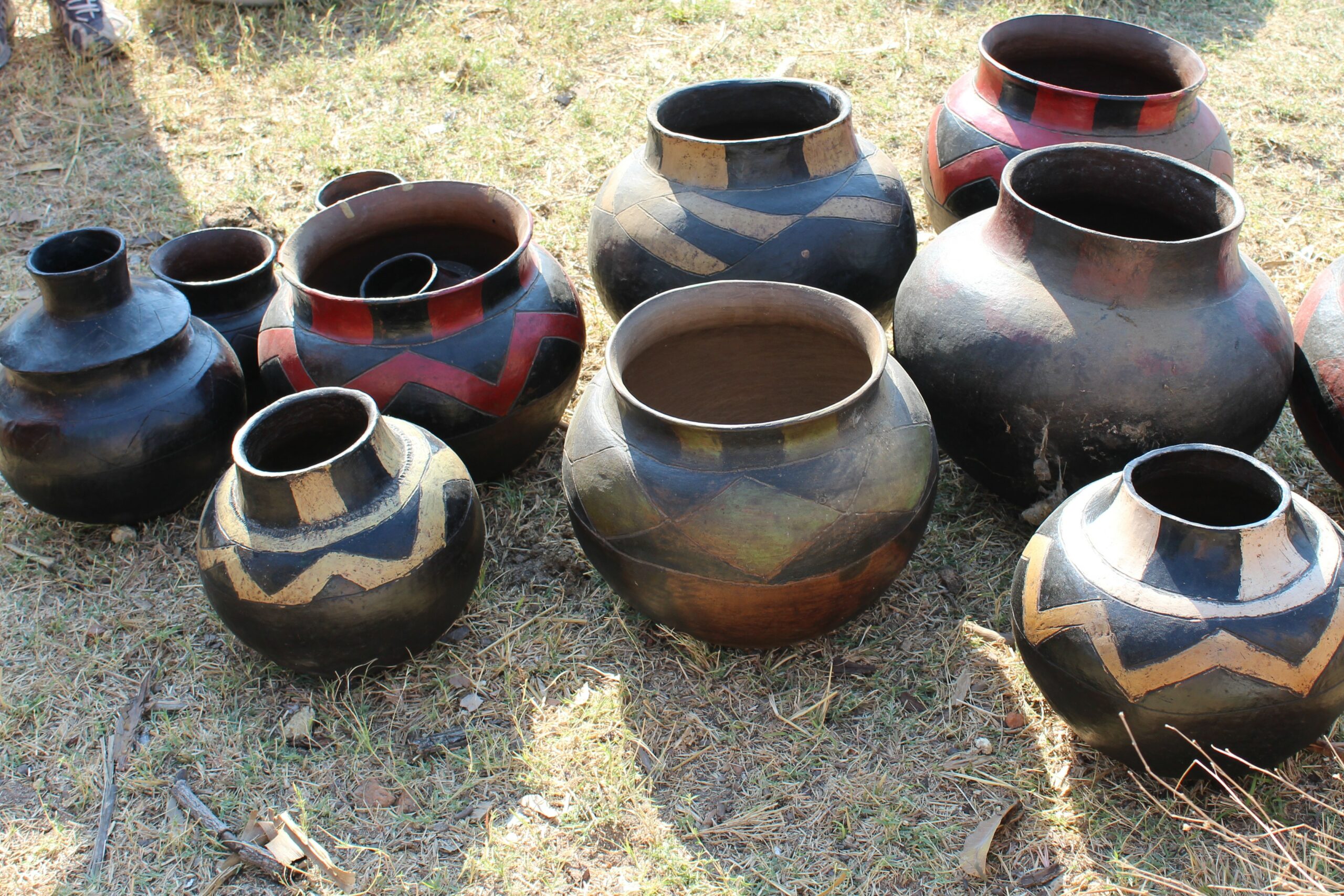 Collection of tradtional Shona pottery